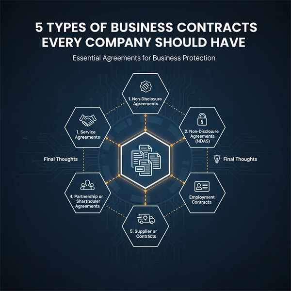 5 Types of Business Contracts Every Company Should Have