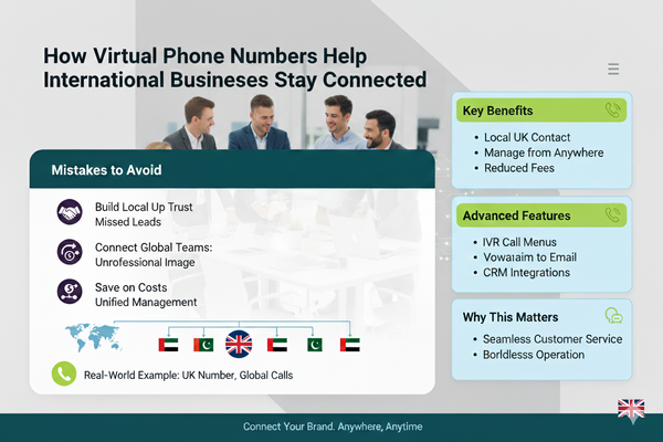 How Virtual Phone Numbers Help International Businesses Stay Connected