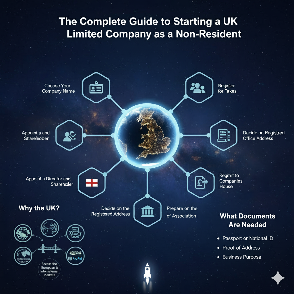 The Complete Guide to Starting a UK Limited Company as a Non-Resident