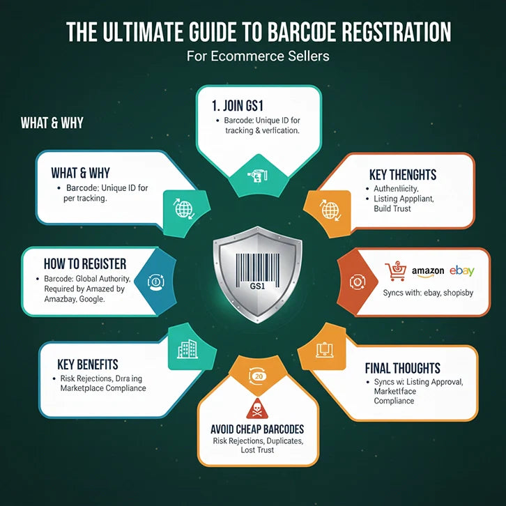 The Ultimate Guide to Barcode Registration for eCommerce Sellers