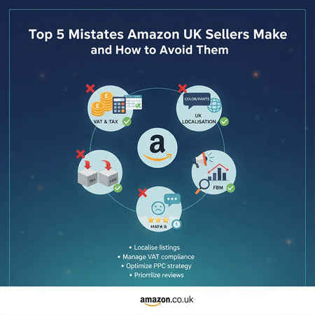Top 5 Mistakes Amazon UK Sellers Make and How to Avoid Them