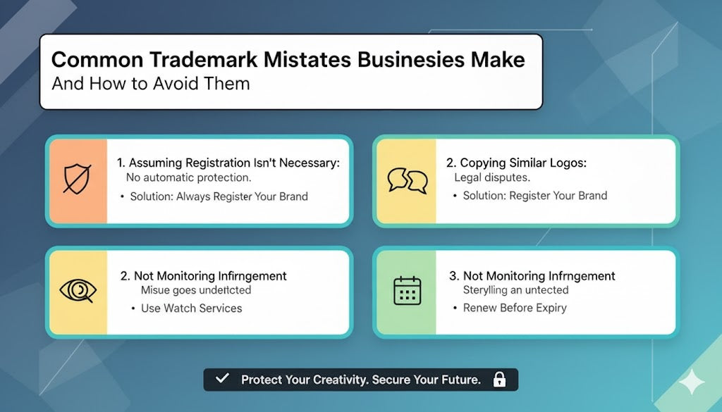 Common Trademark Mistakes Businesses Make (And How to Avoid Them)